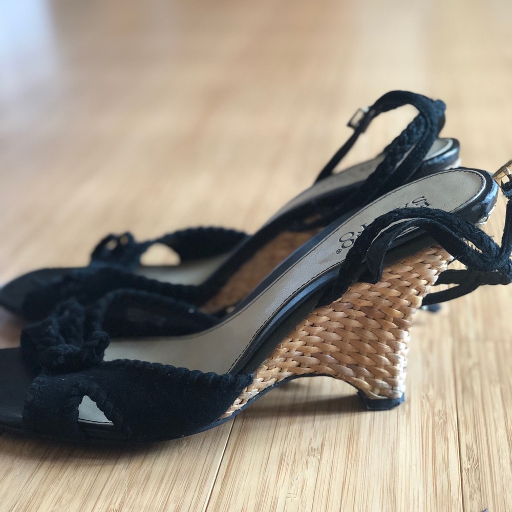 Franco sarto ankle wedges